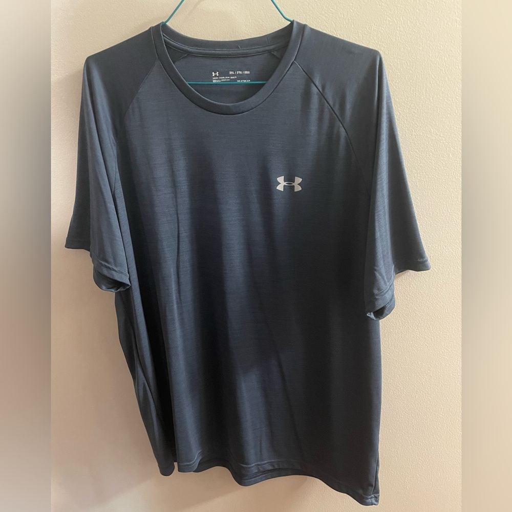 Under Armour Men's Navy Blue Heatgear Short Sleeve Tee XXL